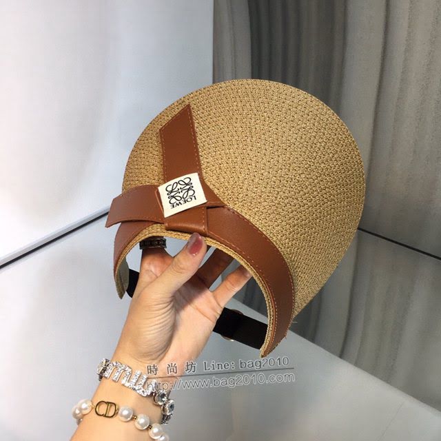 LOEWE新品女士帽子 羅意威可折疊空頂帽  mm1506